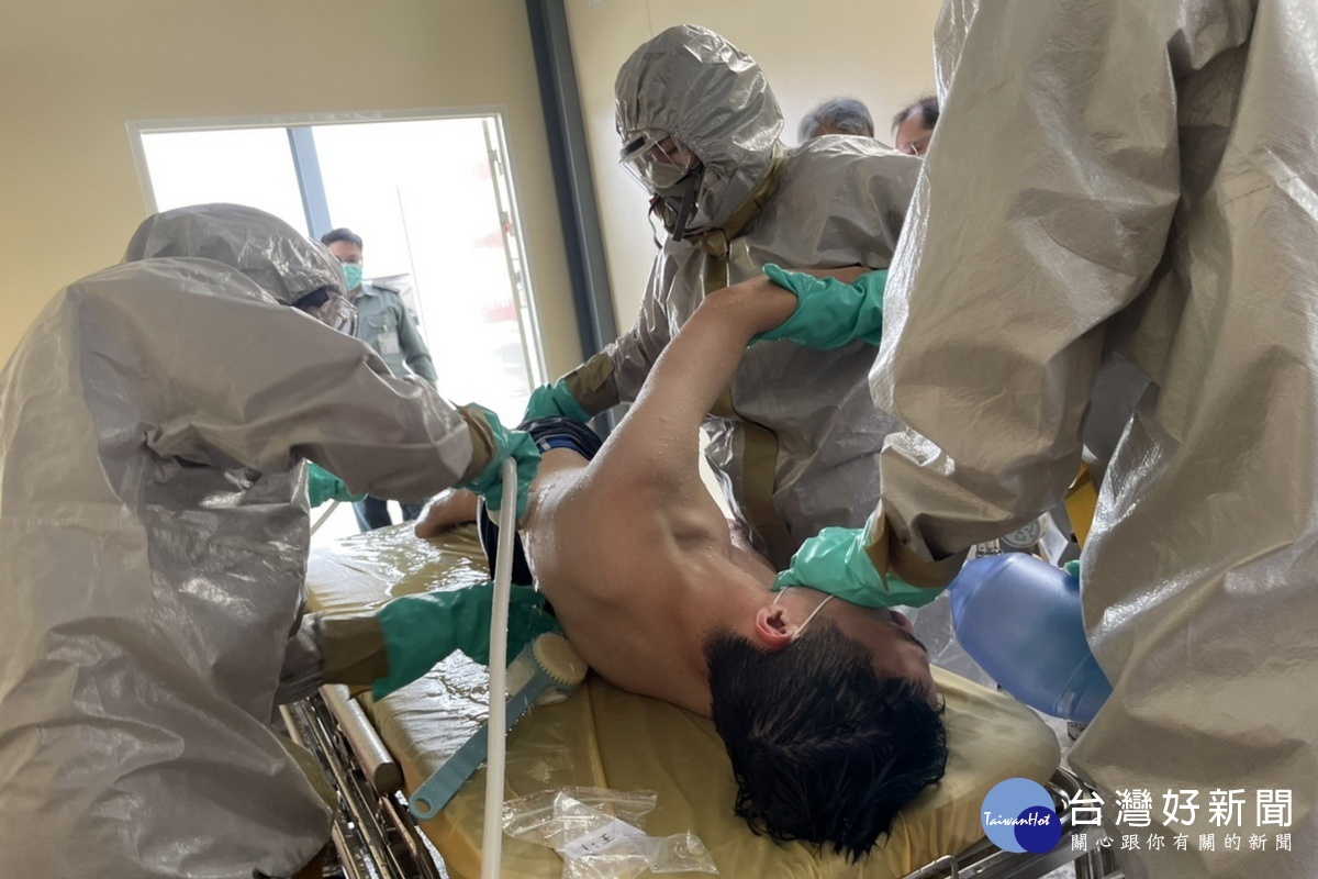 國軍桃園總醫院通過評核，正式成為桃園市新增第3家毒化災急救責任醫院。