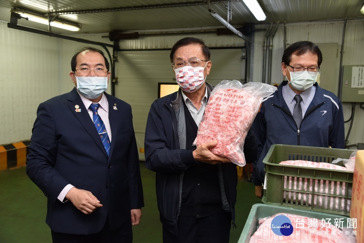 縣府就一家肉品加工業者檢驗合格。