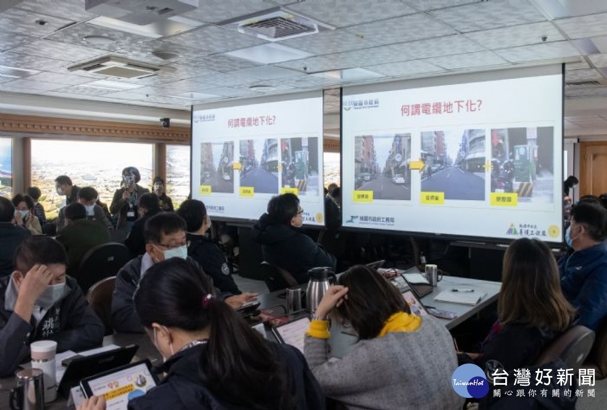 電纜地下化有效改善市容景觀，讓城市天際線更遼闊