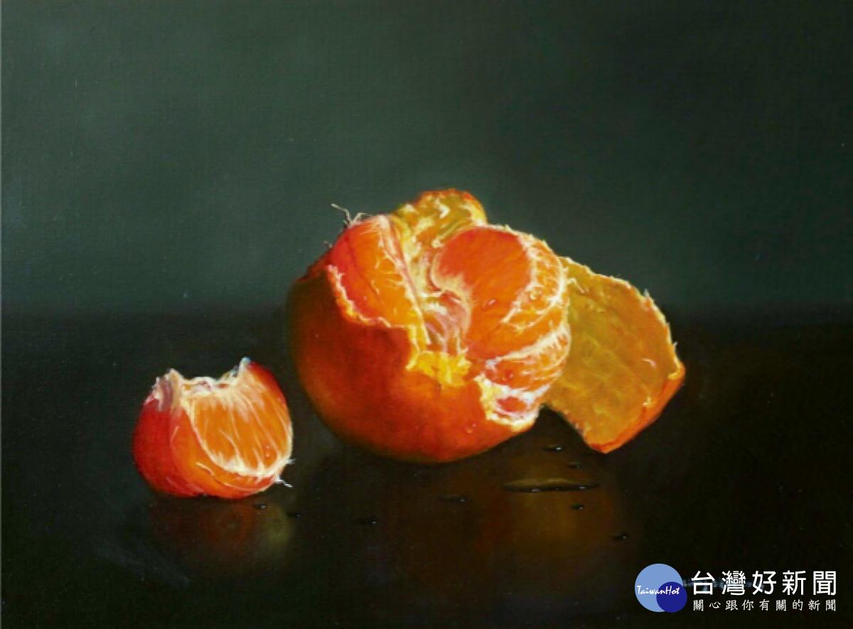 2014作品剝開的橘子。