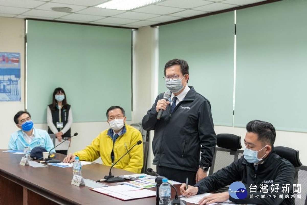 市長致詞表示,桃園至新竹備援管線順利通水,可提升桃竹區域水資源調度彈性及防災能力