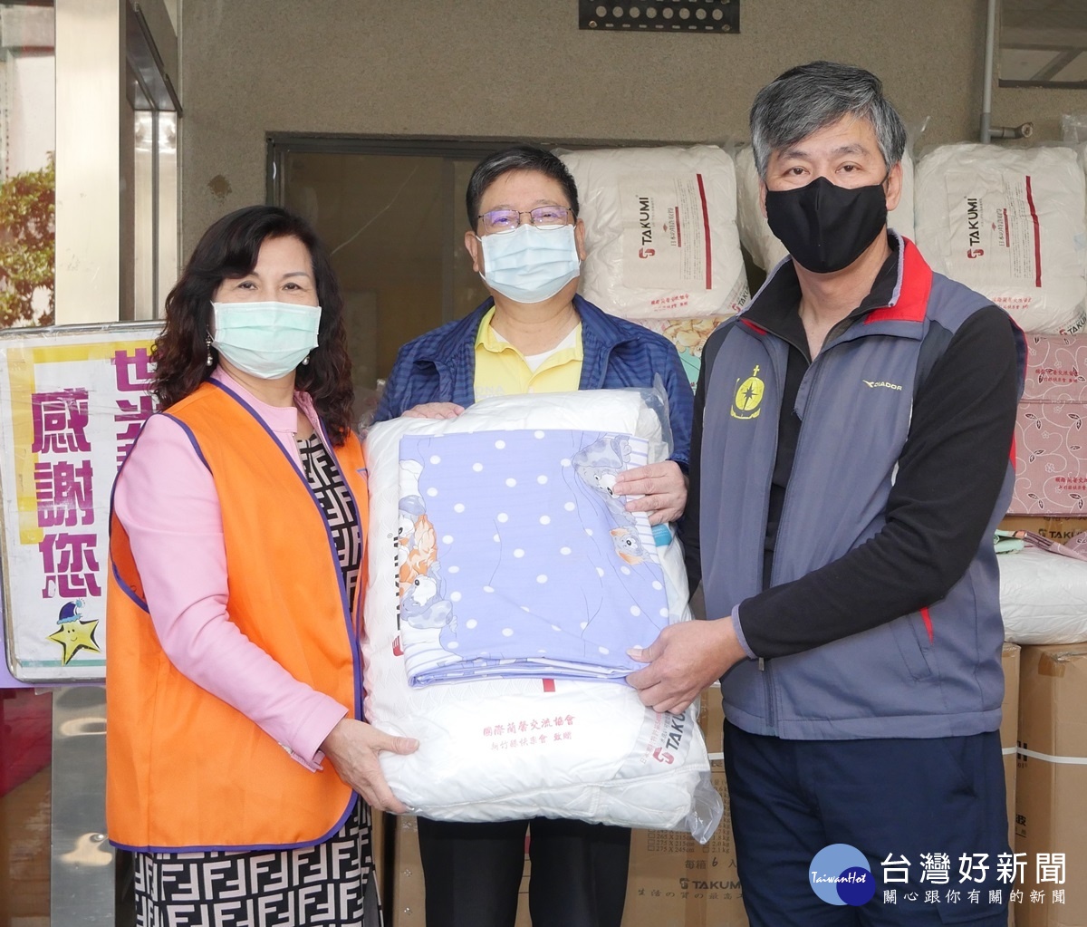 蘭馨交流協會寒冬送暖　汰換世光教養院全院棉被 台灣好新聞 第1張