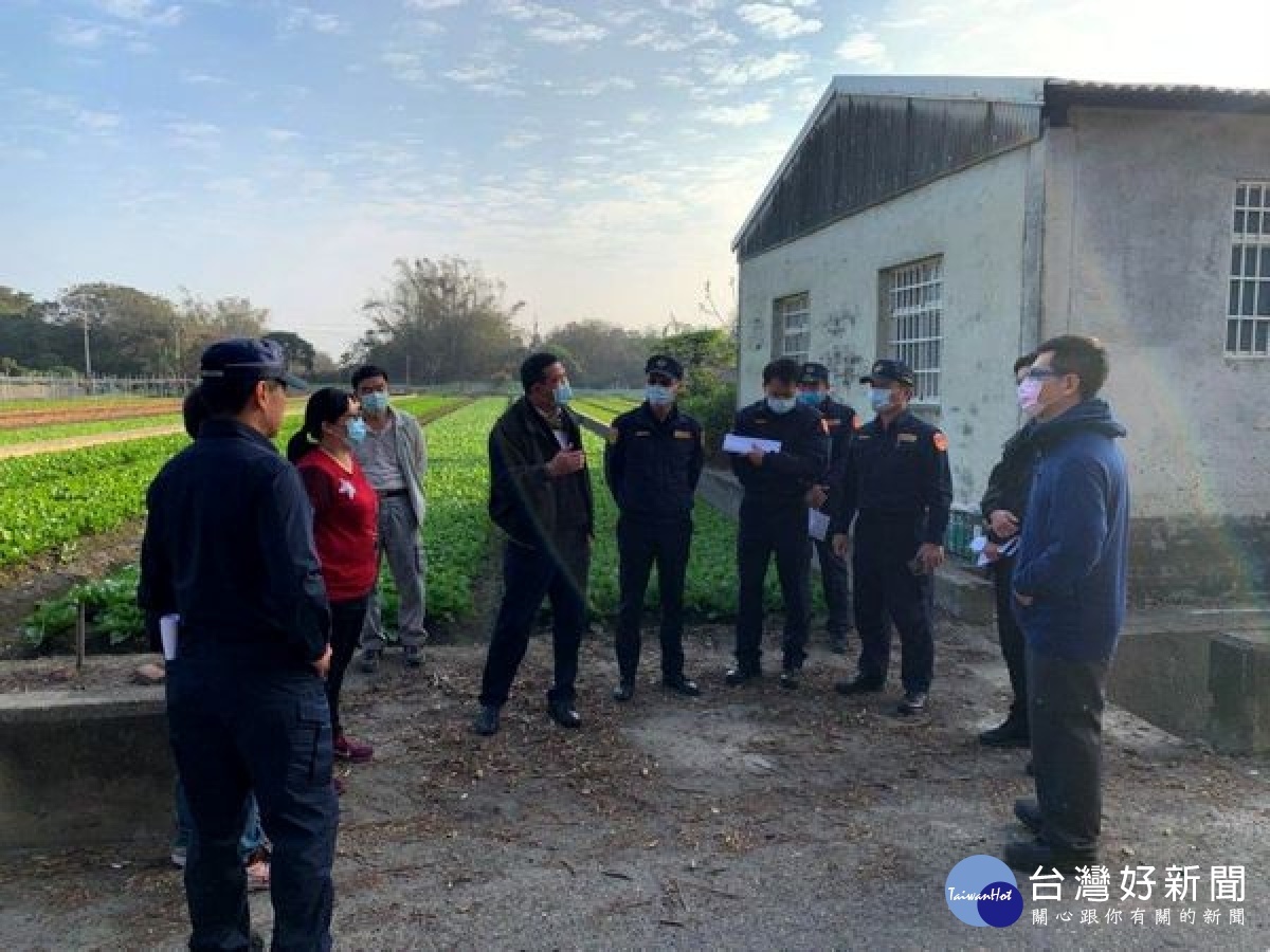 鑑於防汛道路意外事故層出不窮，雲林縣警察局局長朱宗泰親自率隊，邀集水利署等有關單位，至現場會勘共商改善對策。