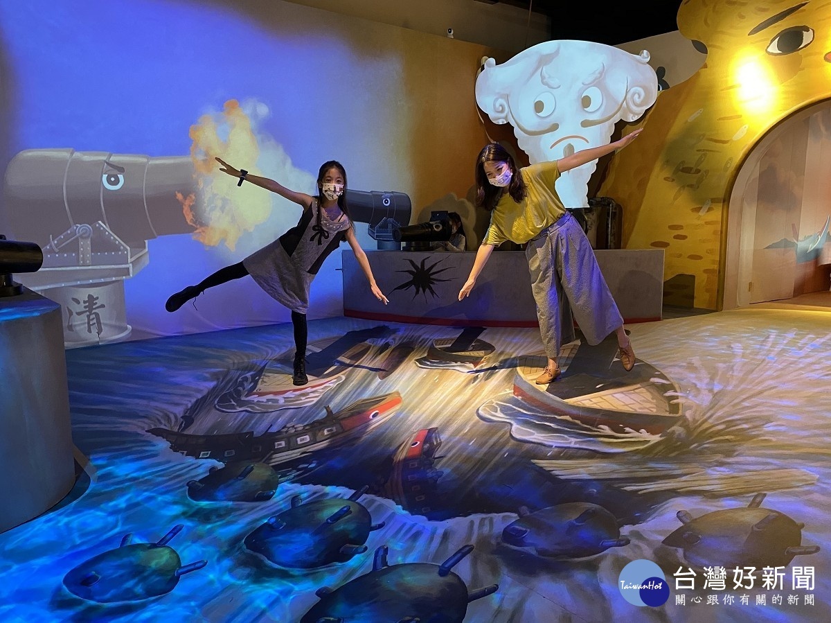 「聽!大河在說話─兒童體驗館」中的3D場景,是本展覽推薦必拍點。