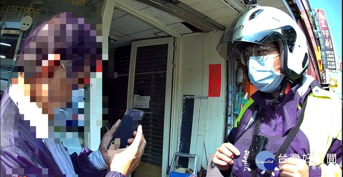 警方接獲疑似遭詐騙案件,隨即趕往現場處理,經耐心向民眾說明勸阻後,民眾打消領款念頭