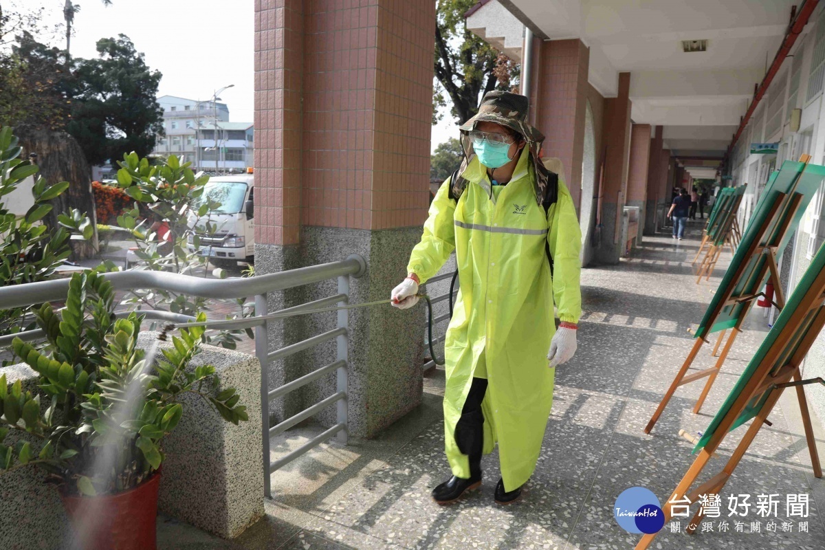 嘉義縣今天正式啟動校園防疫籌備工作／陳致愷翻攝