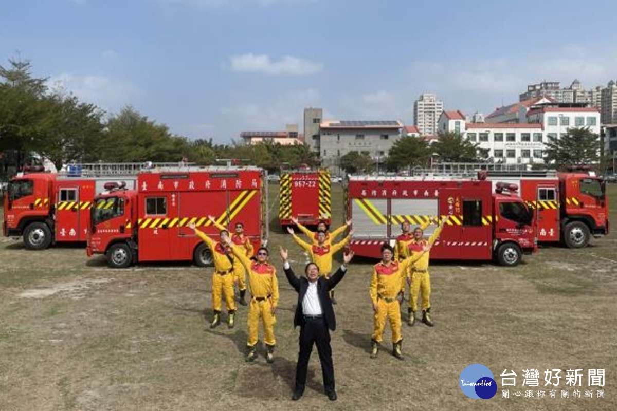 強化消防車輛安全台南水箱消防車輛反光標識建置完成 蕃新聞