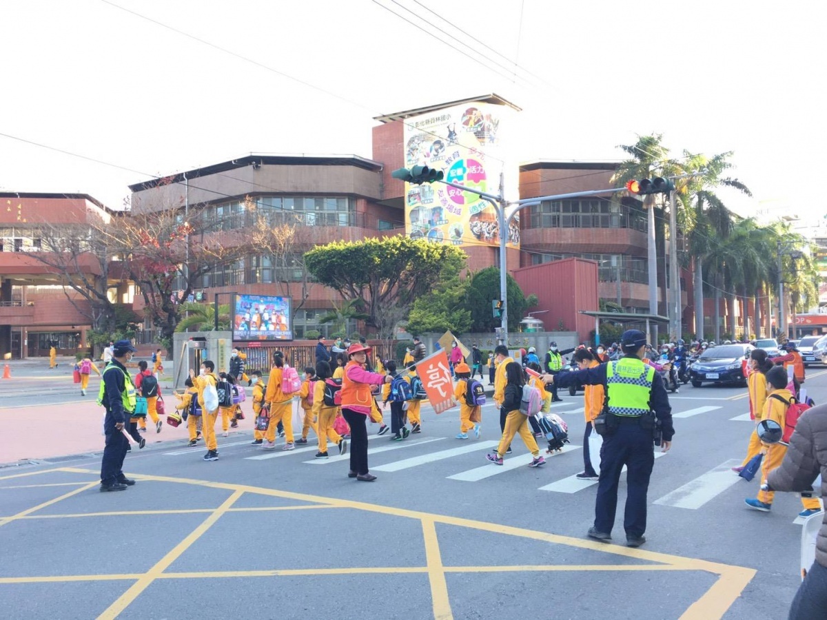 員林國小。圖／彰化縣警局提供