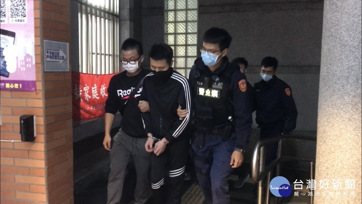 平鎮警方突襲位於中壢區中山東路上的一處民宅當場逮捕嫌犯