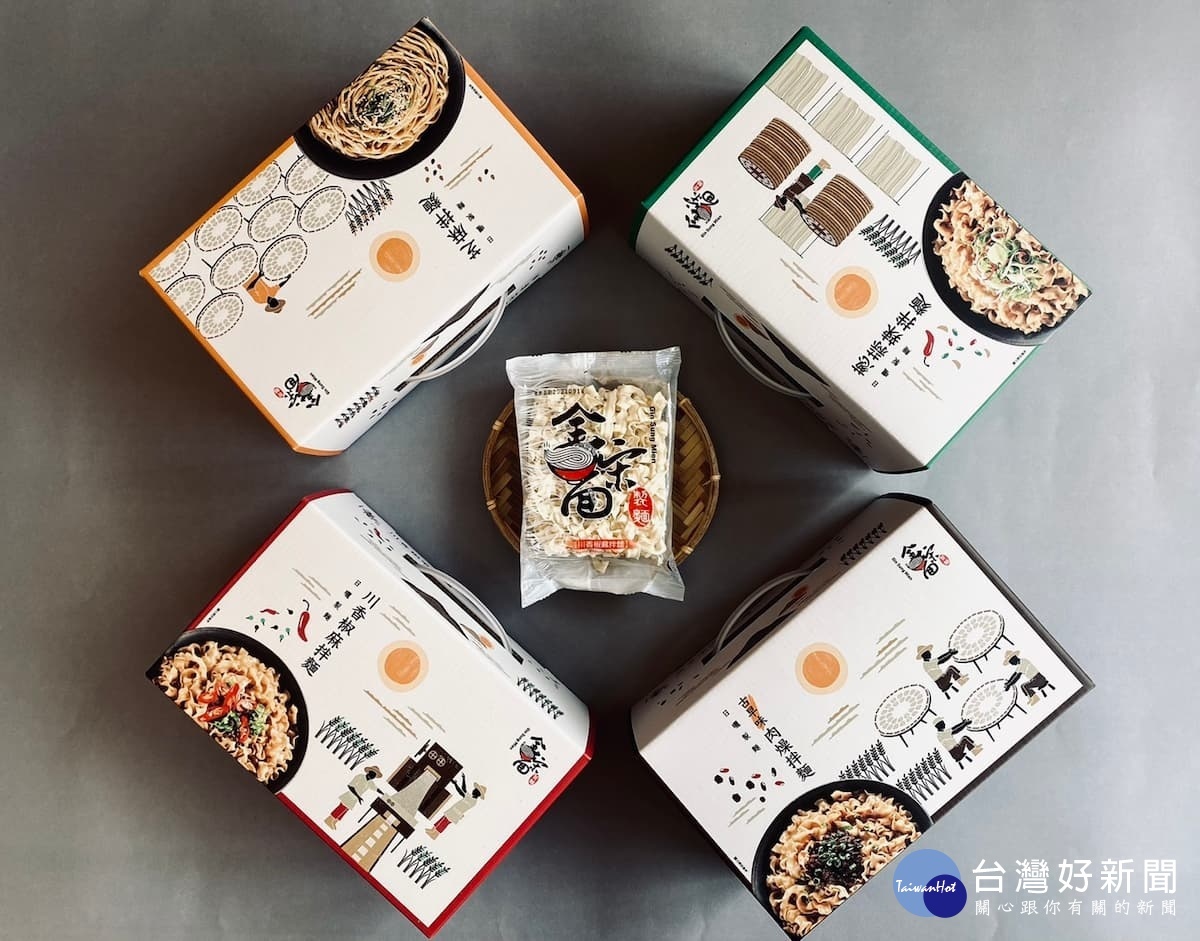 純手工日曬,天然食材麵體,六分鐘輕鬆上桌。(圖/金多寶-金宋麵)