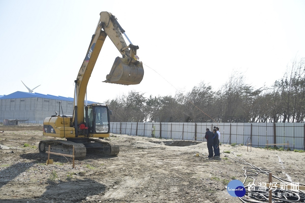 興鋼昌鋼鐵股份有限公司開工動土，工廠佔地1萬多坪，預計年底完工。圖／彰化縣政府提供