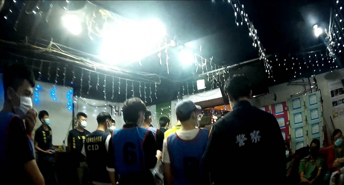 警察局長陳國進親自率隊至大型舞廳,強力掃蕩查緝,維持轄內治安環境