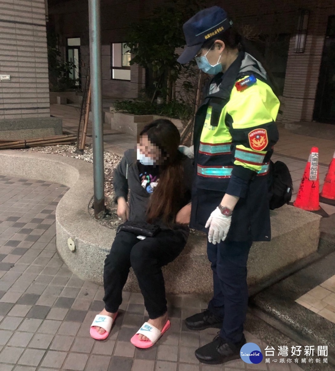 女子深夜向家人道別，警火速救援結束一場虛驚