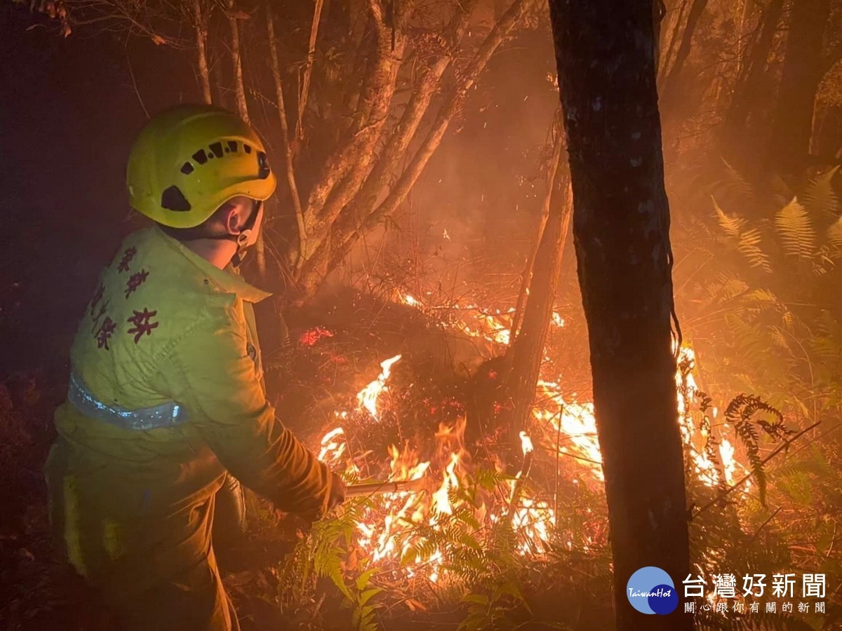 埔里事業區第73林班國有林地火災。