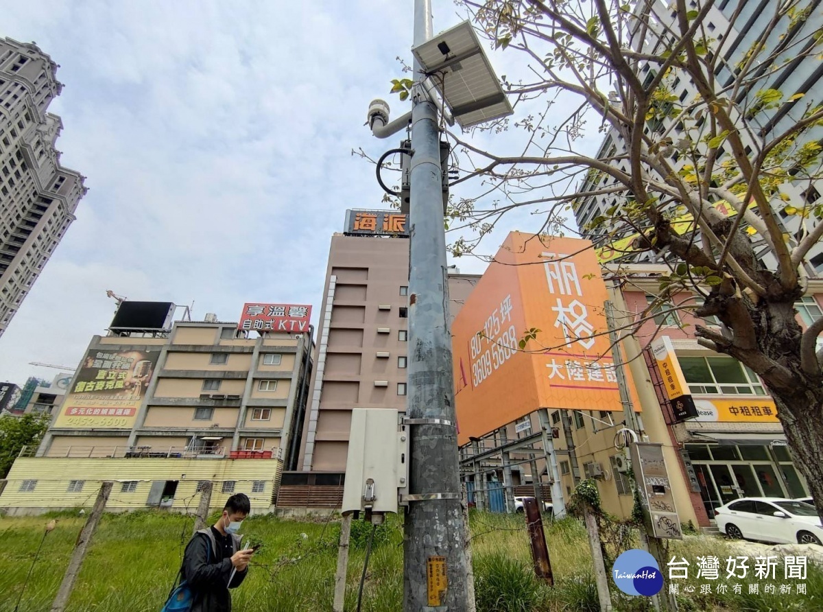 布建在住宅區的感測器