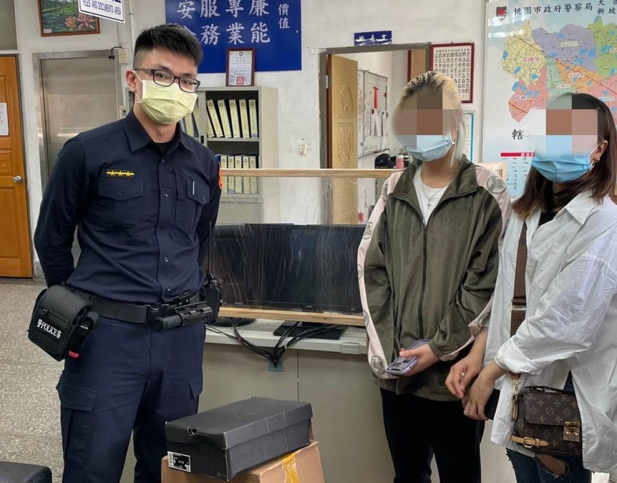 黎女向員警道謝,鞋子能夠失而復得,非常感謝警方的幫忙