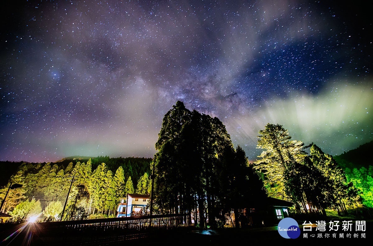 嘉義縣６大觀星點中的阿里山沼平公園／陳致愷翻攝