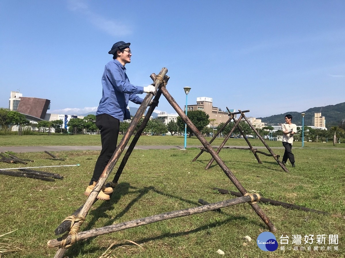 新北考古生活節邀請大家一起搭建史前住屋