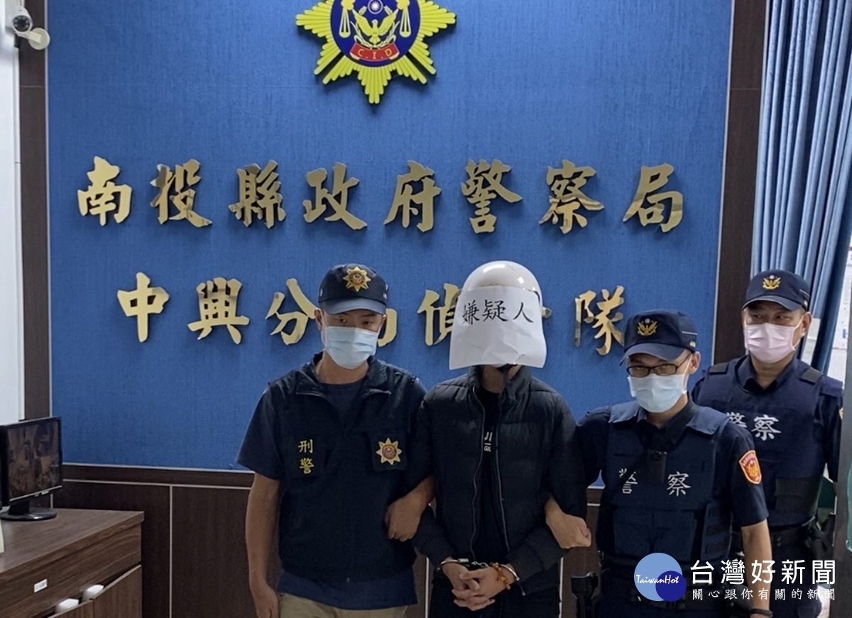 張嫌依竊盜罪嫌移送法辦。(中興分局提供)