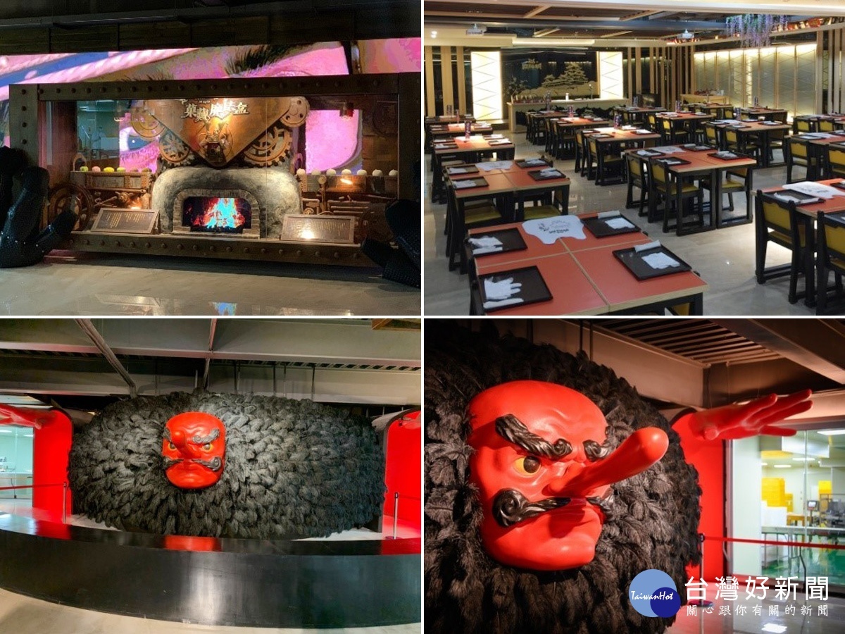 手信霧隱城景點:充滿日本神秘感的天狗,加上魔法菓子寶箱,增添更多日本神秘色彩。