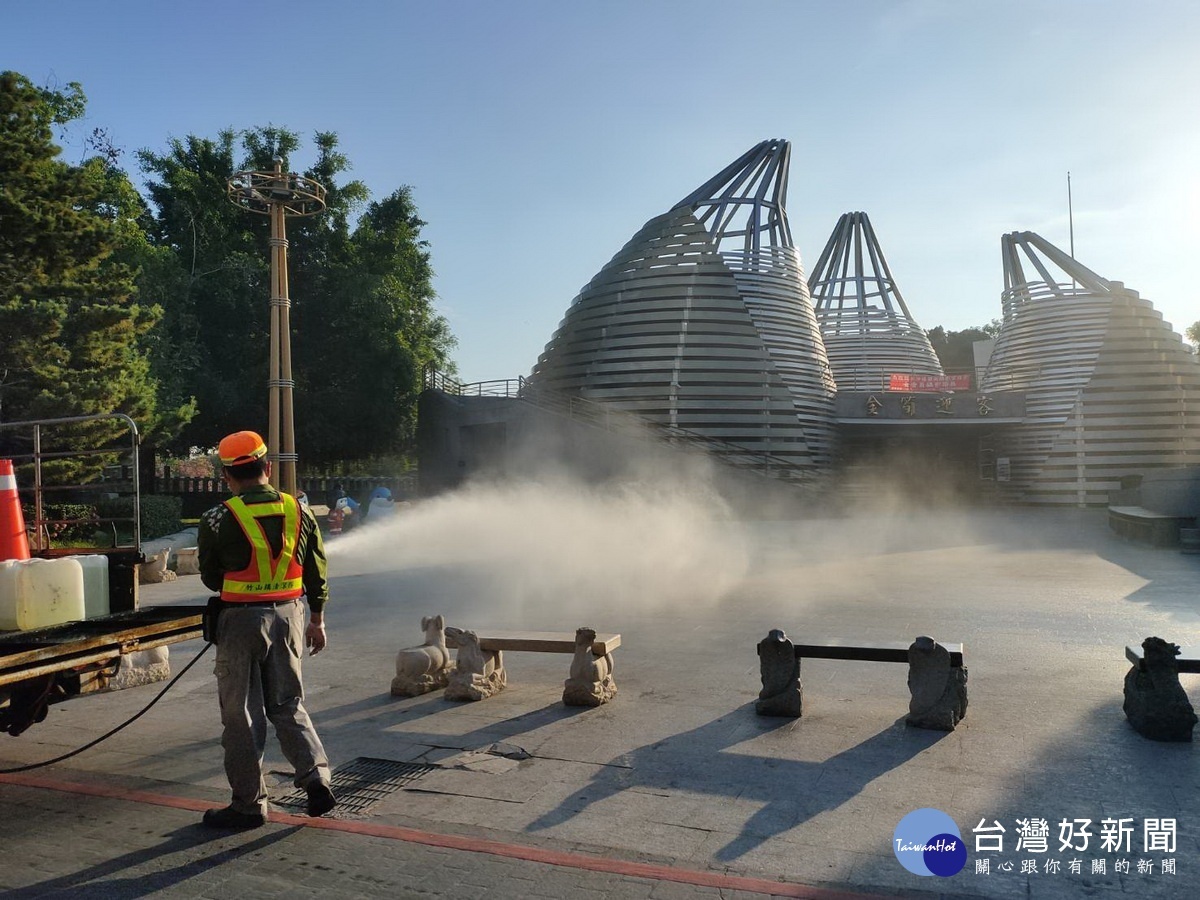 七星廁所是紫南宮另一地標。(竹山公所提供)
