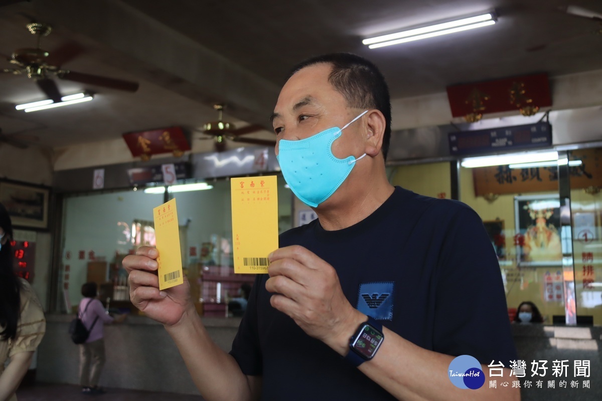 該宮早就實施實名制。(記者扶小萍攝)