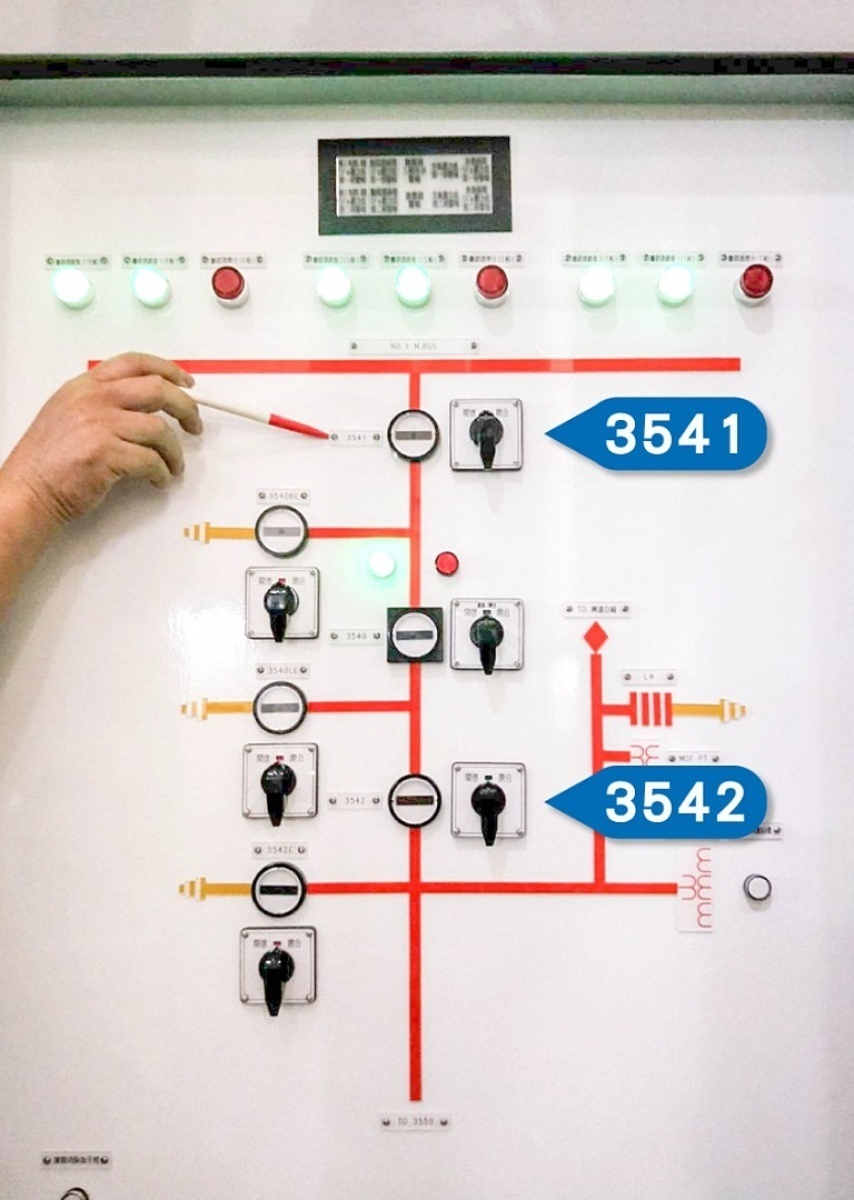 台電表示513停電事故初步調查出爐，其停電原因竟是工程人員測試擴充設備功能時，錯誤操作隔離開關，致電力系統電壓驟降，進而引發興達電廠四部機組跳機進入保護措施，並造成全台電網供應不均釀多處大停電。（圖／台電）