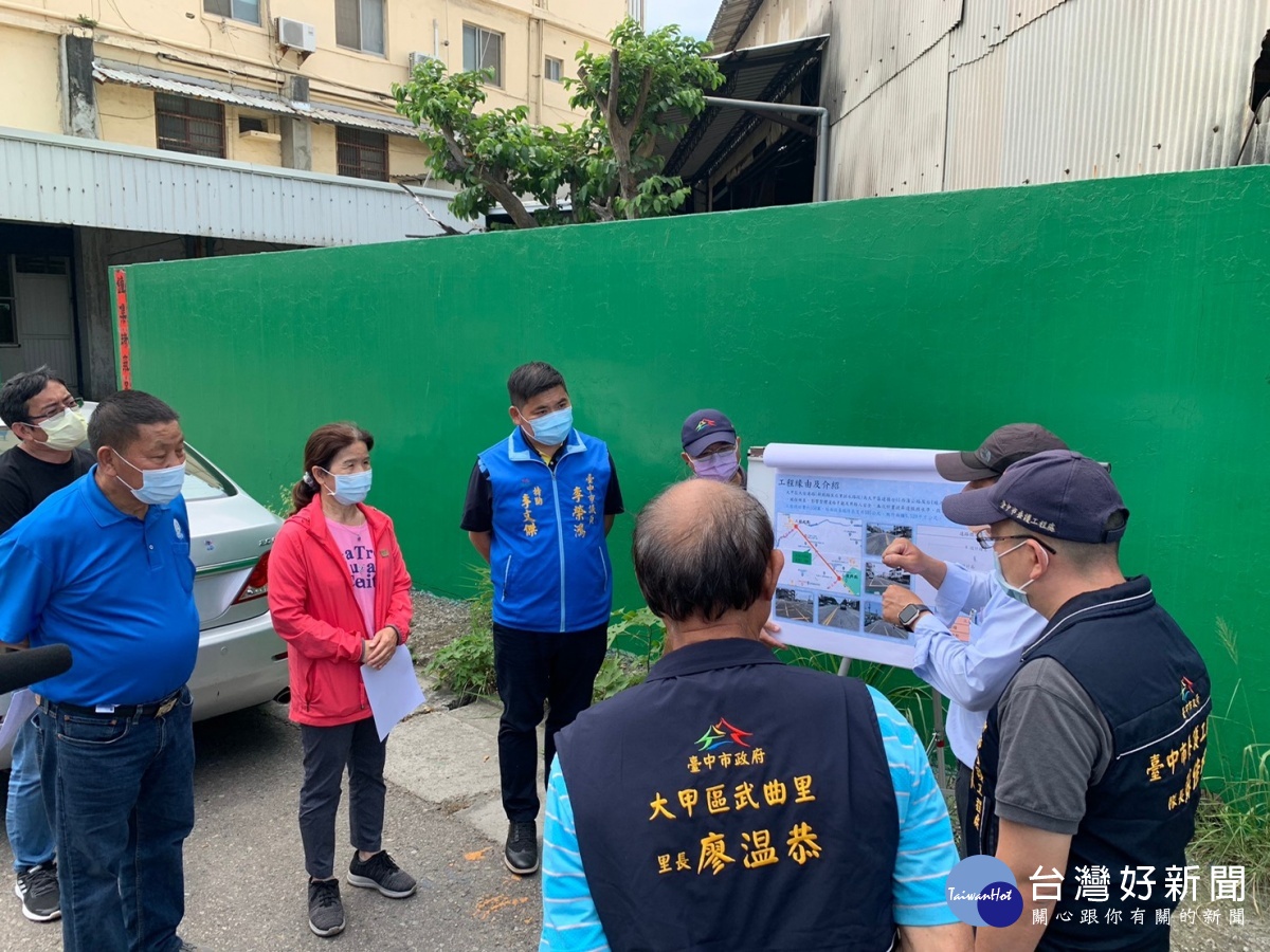 大甲大安港路破損龜裂議員爭取經費改善 蕃新聞 大甲大安港路破損龜裂議員爭取經費改善 蕃新聞