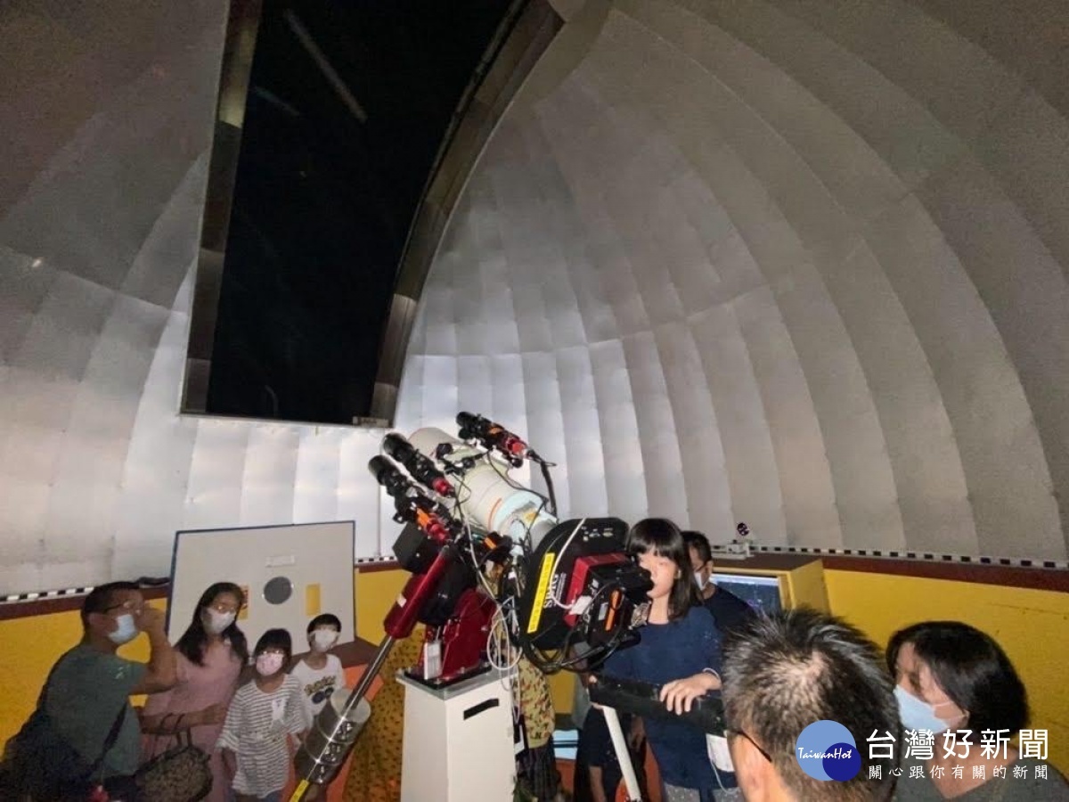 蘭潭國小是「嘉義市天文協會」的基地,長期推動自然科學與天文教育不遺餘力。照片蘭潭國小提供