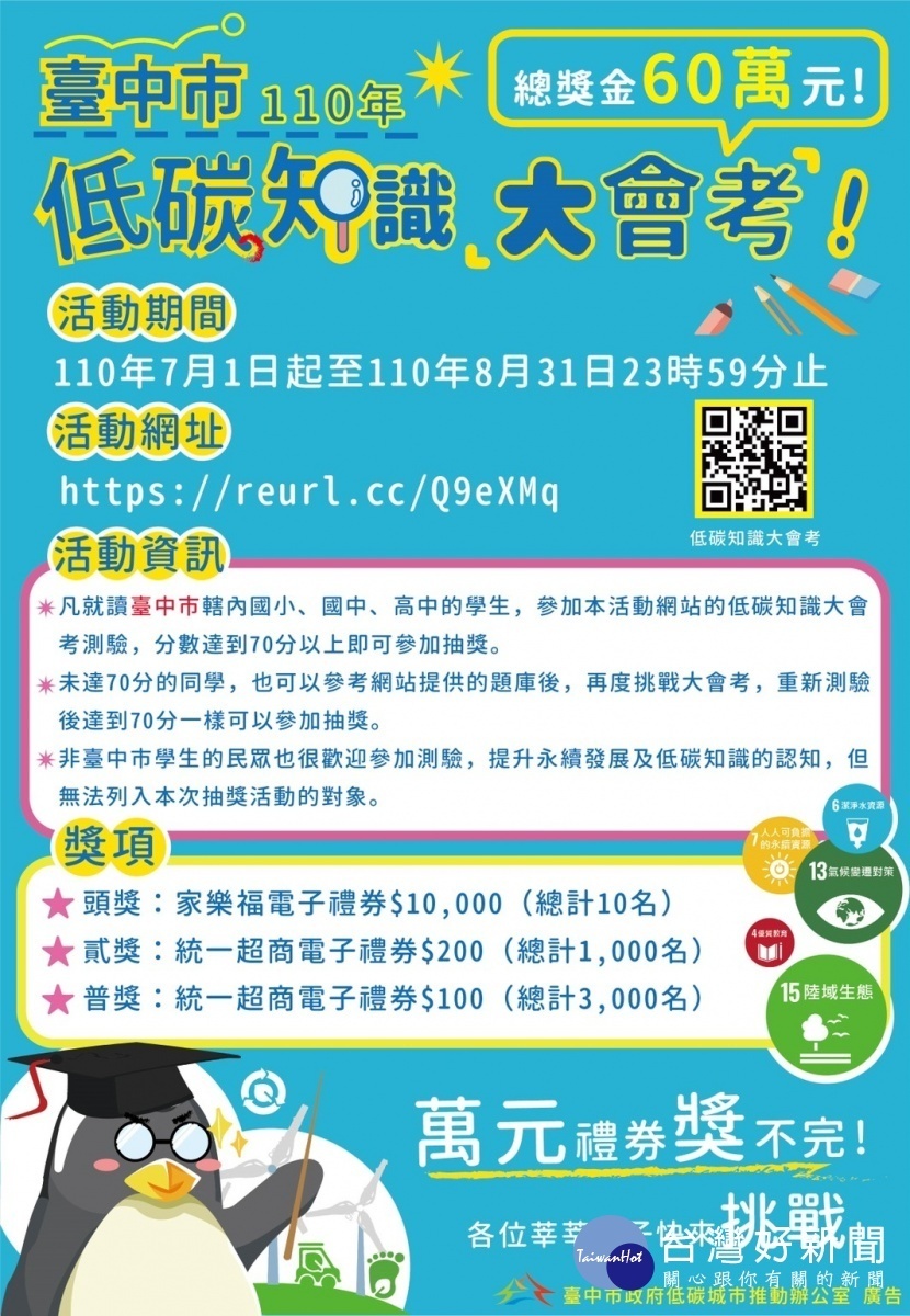 低碳知識e指填 萬元禮券大方抽