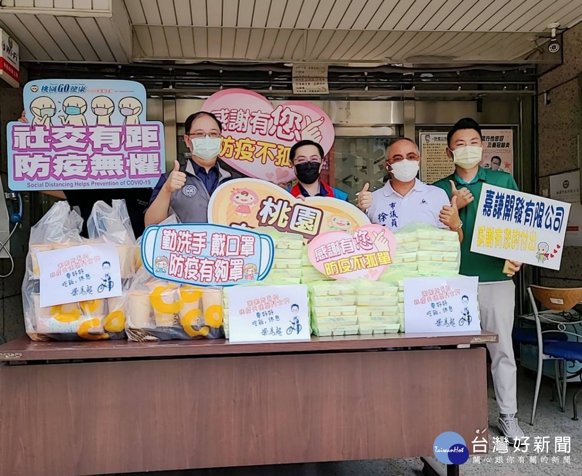 藍議員延續愛心送餐挺第一線醫護，誓作醫護永遠後盾
