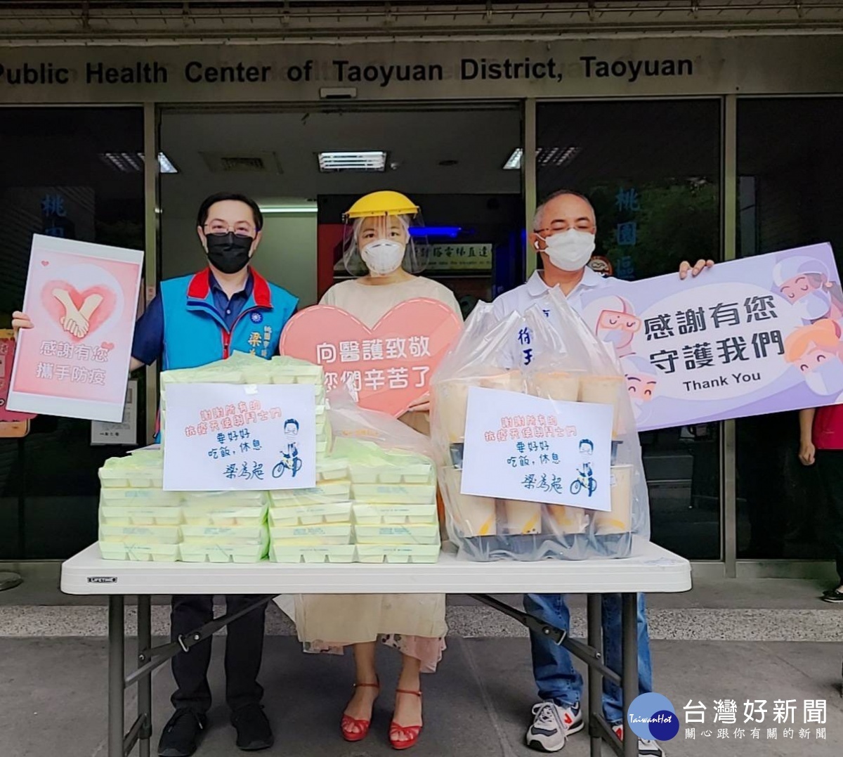 藍議員延續愛心送餐挺第一線醫護，誓作醫護永遠後盾