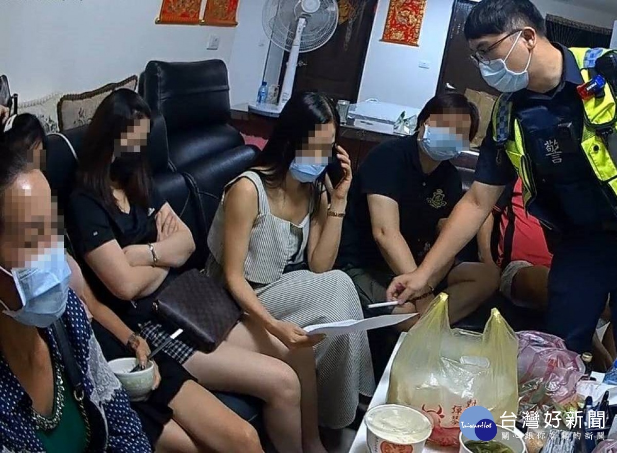 姊妹淘聚餐喧嘩擾鄰,警獲報上門稽查