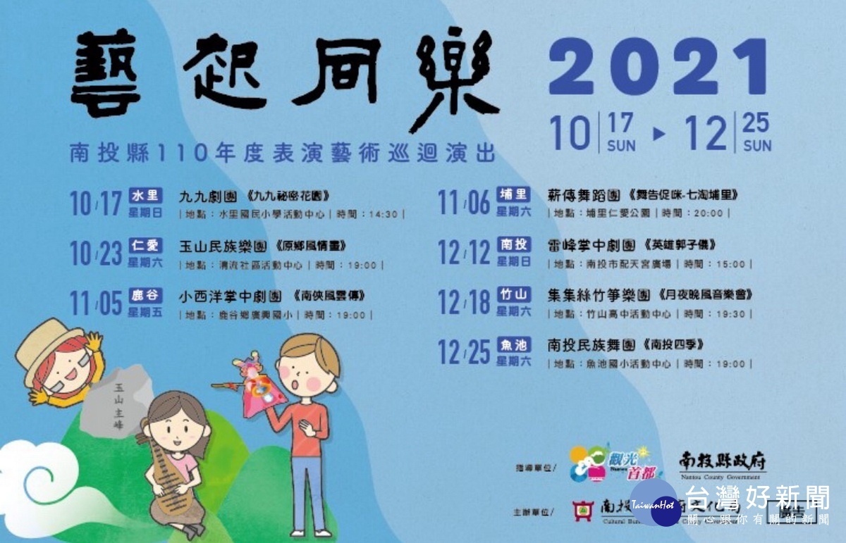 藝起同樂巡迴演出。(文化局提供)