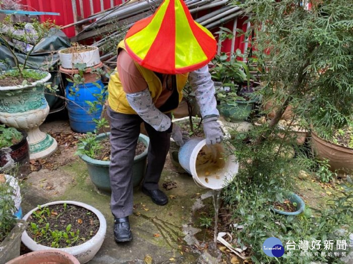 桃園市登革熱大消毒登場，大家一起來清除積水容器