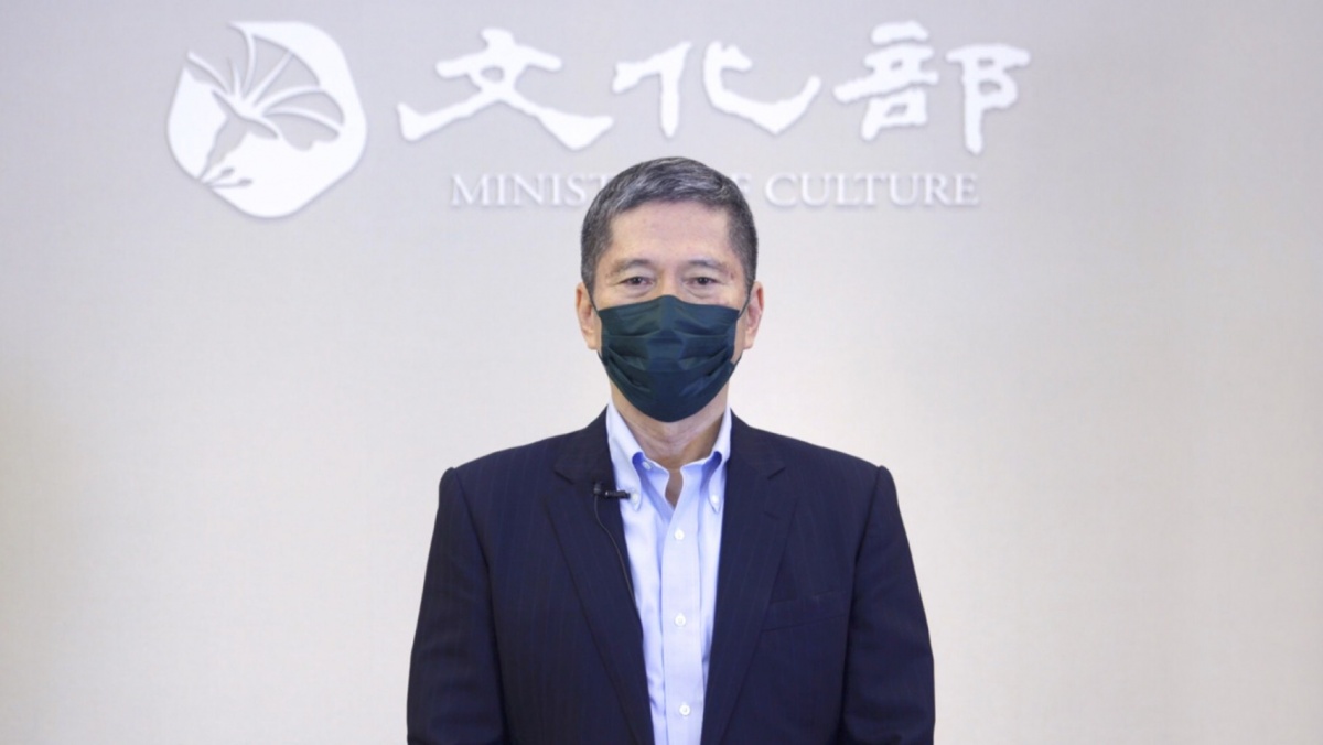 文化部李永得部長致詞。