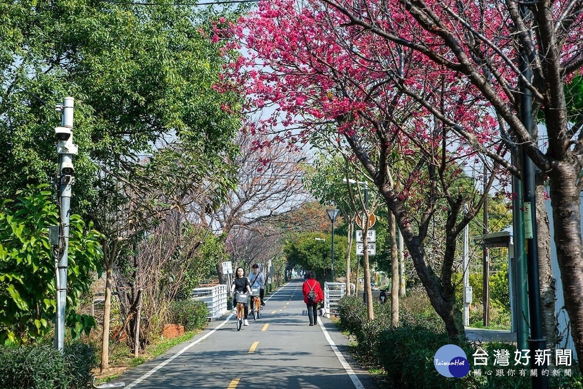 潭雅神自行車道終點在大雅區的中科腹地。