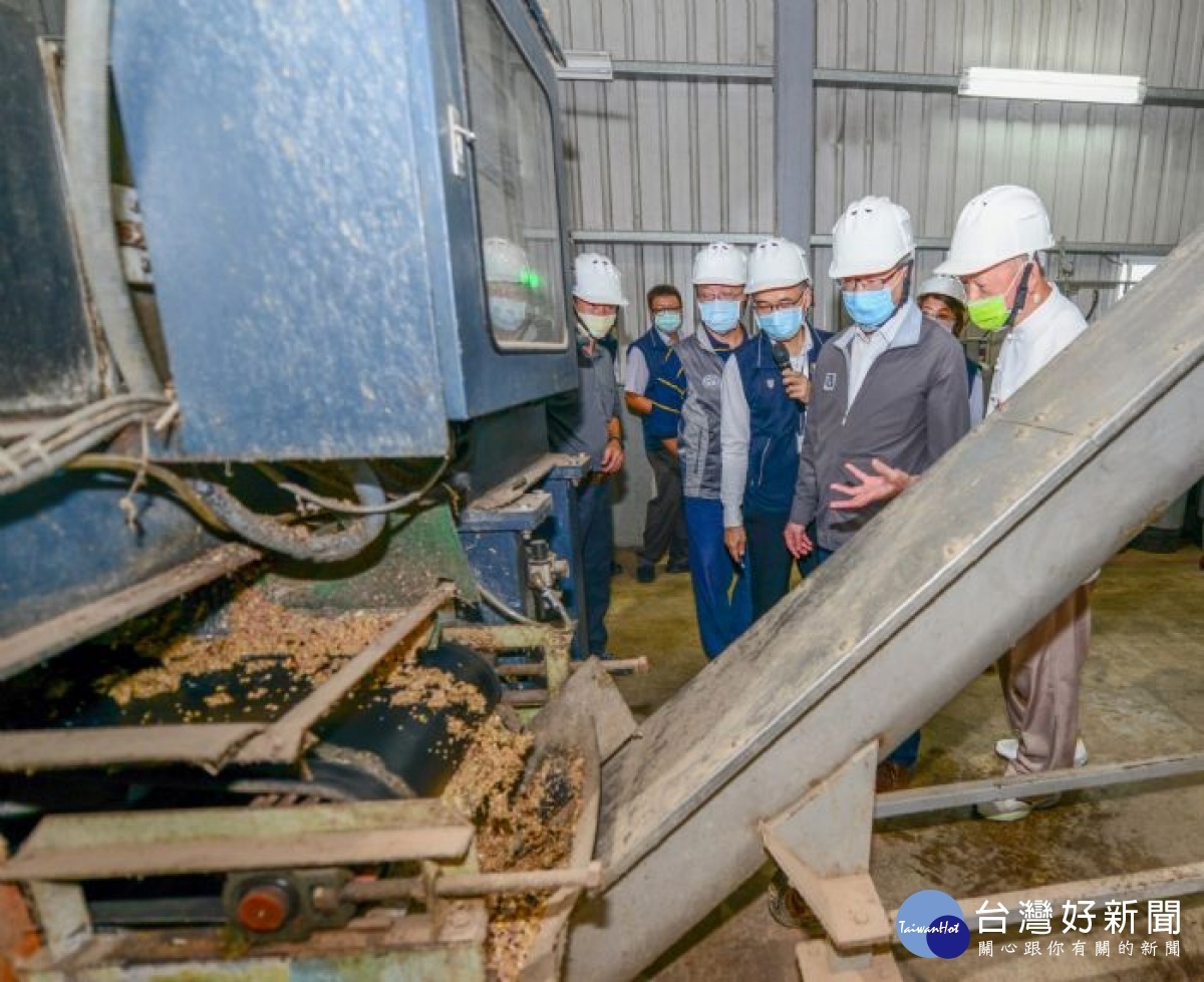 向非洲豬瘟說NO,環保署副署長視察桃園廚餘去化緊急應變
