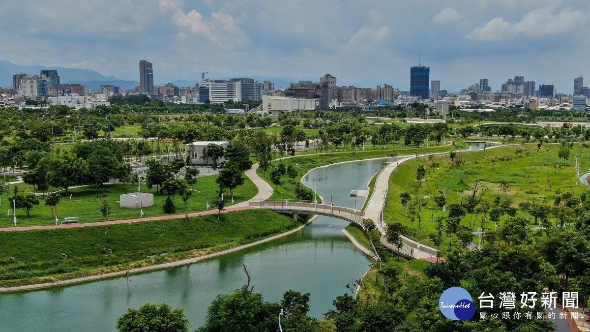 中央公園設置5座滯洪池-讓水源調節與生態景觀平衡