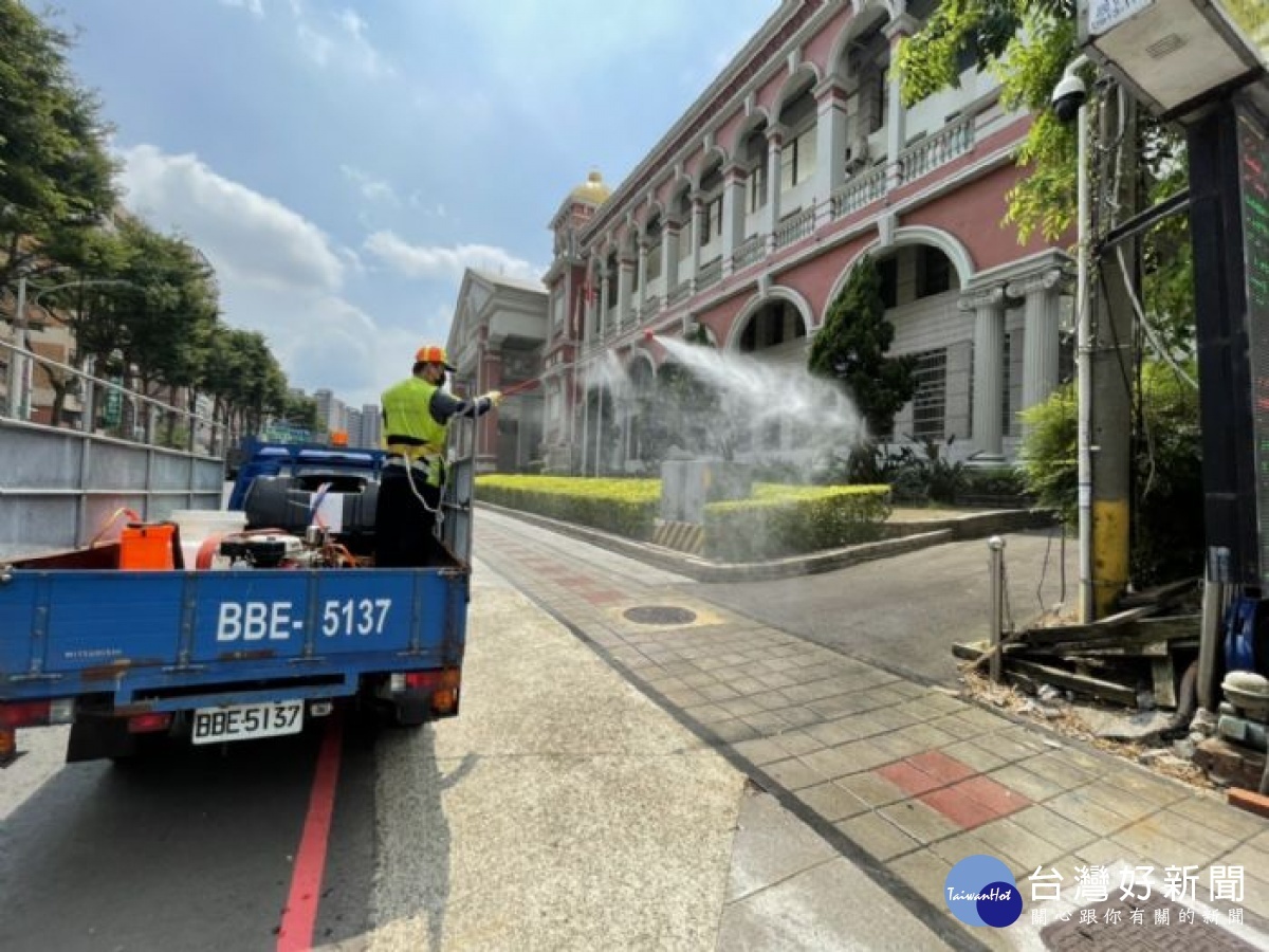 桃環局北科附工及周邊7里擴大消毒,層層防護生活學習阻絕防疫破口