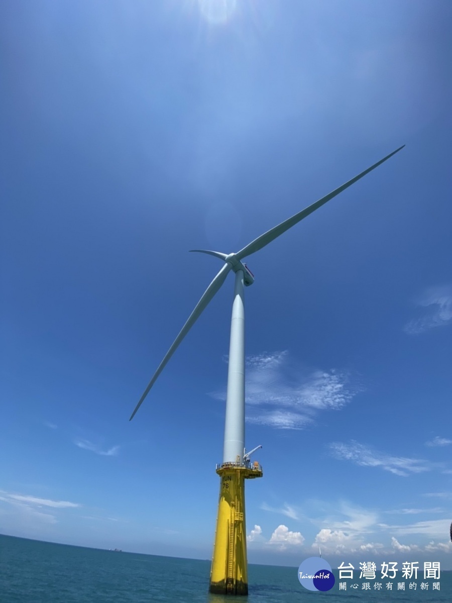 允能雲林離岸風場為台灣首座含有國產化成分風場／陳致愷翻攝