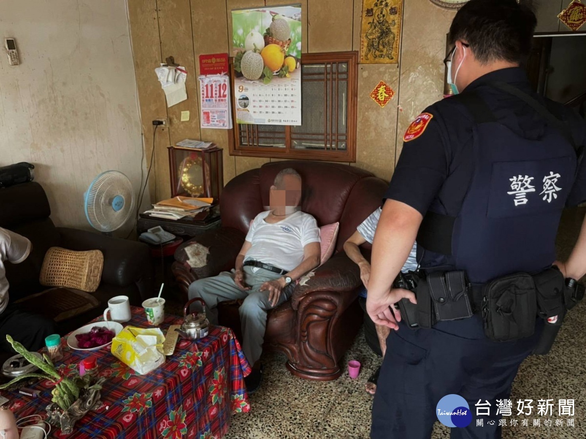 颱風前夕出門買物資迷路,警助精障男子返家