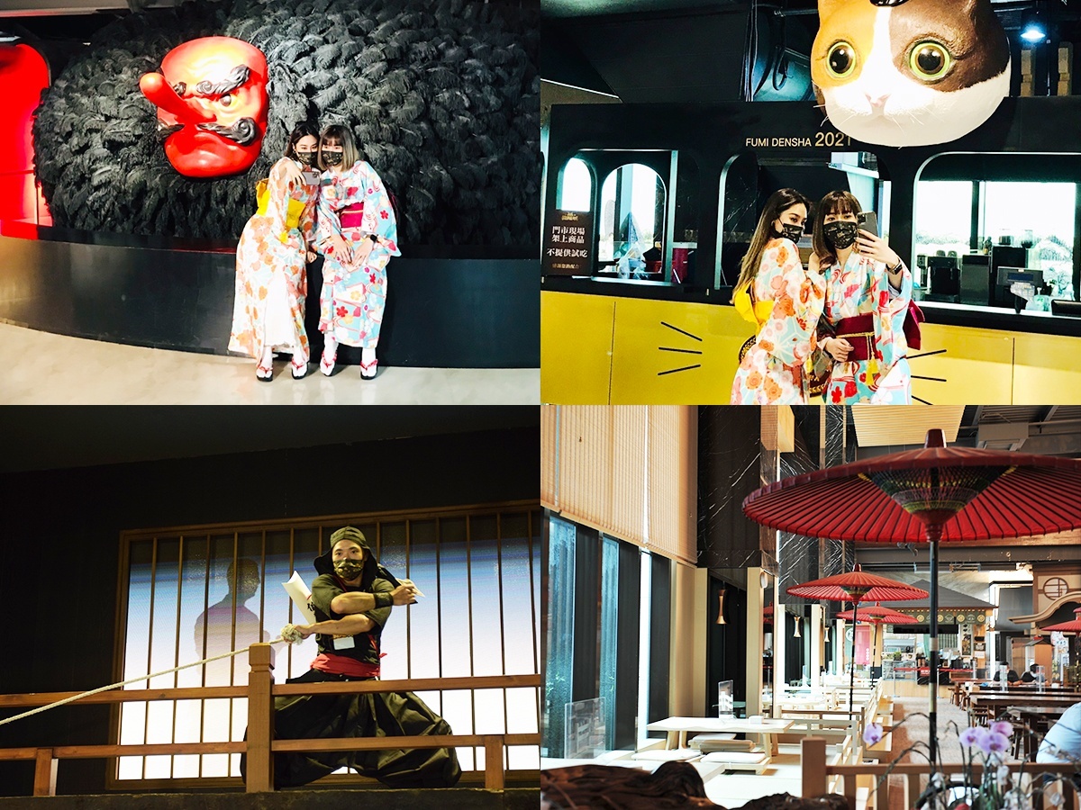 「手信霧隱城」室內空間逾千坪，戶外空間近 300 坪，主打偽出國體驗日式文化。