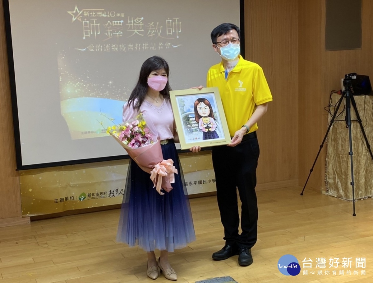 福和國中施妙旻老師擅長多元的英文教學,讓學生有滿滿的回憶(記者黃村杉攝)
