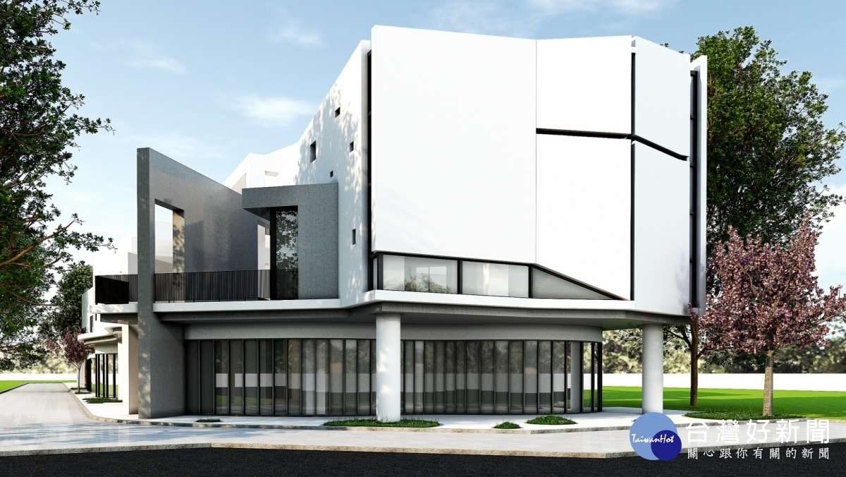 瑪喜樂基金會「方舟園區」建築模擬圖。圖/喜樂保育院提供