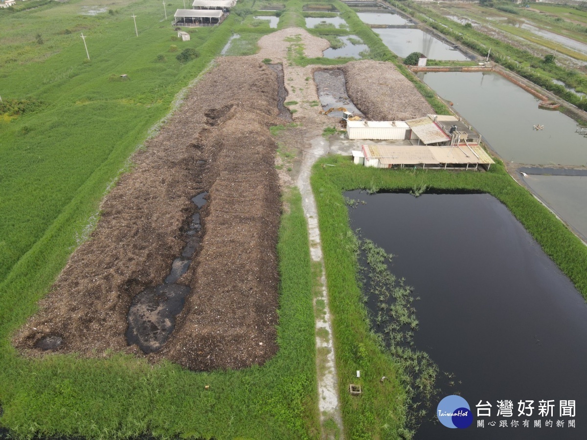 查緝現場空拍。圖/彰化縣政府提供