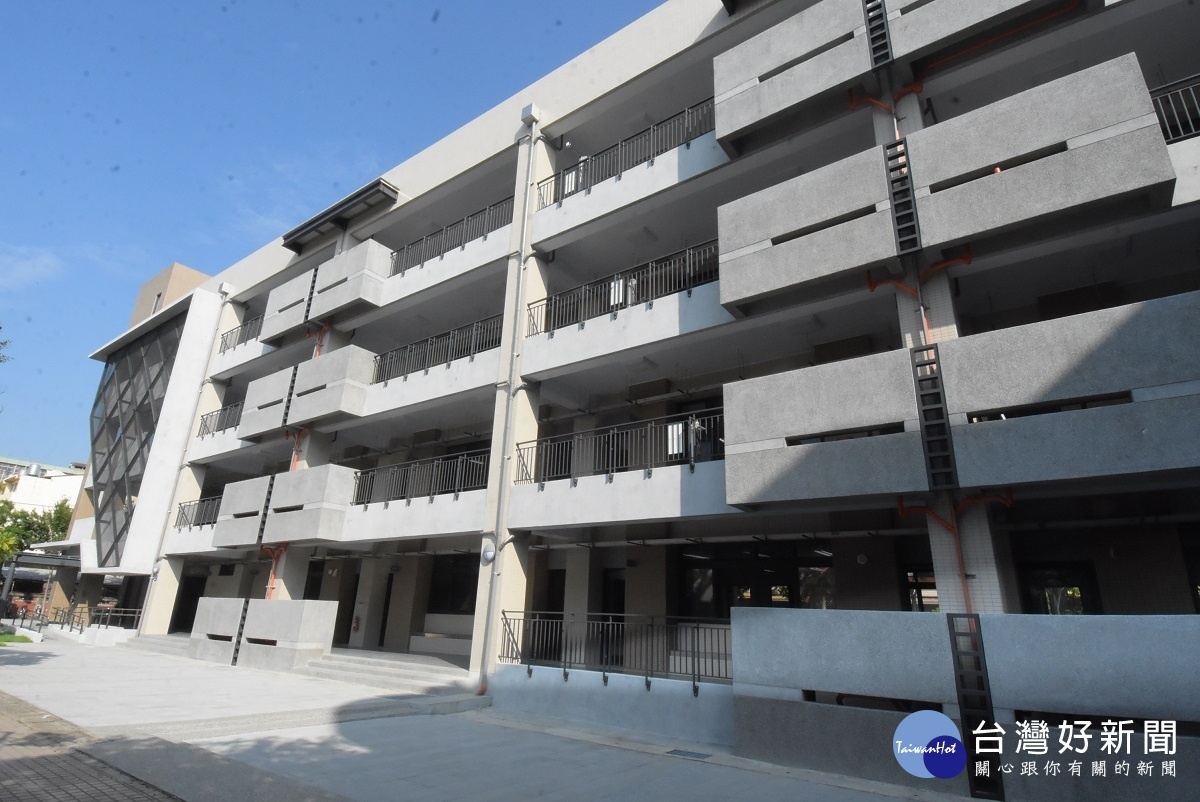 彰化社頭國中老舊校舍重建落成啟用。圖/記者鄧富珍攝