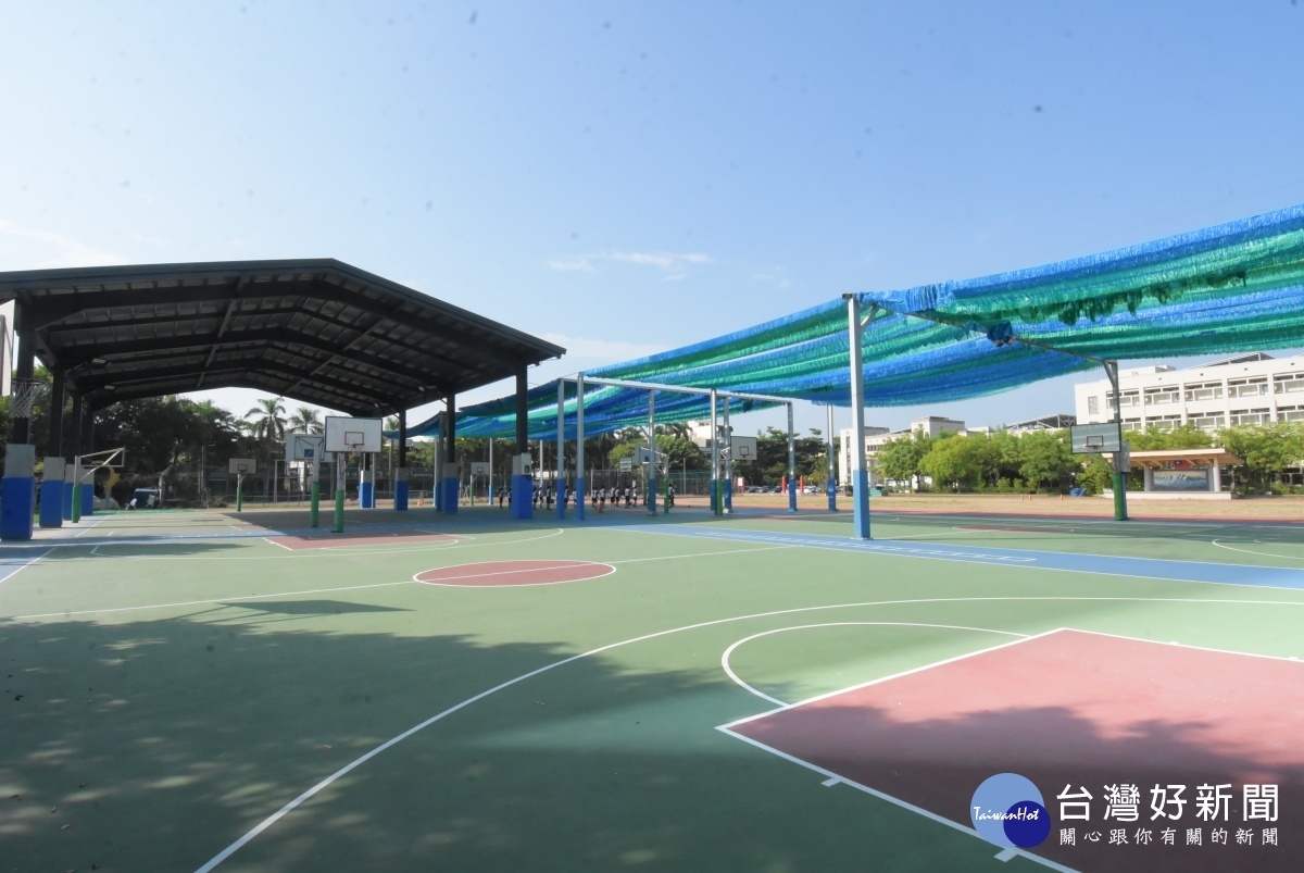 社頭國中老舊校舍重建落成典禮(半戶外球場)。圖/記者鄧富珍攝