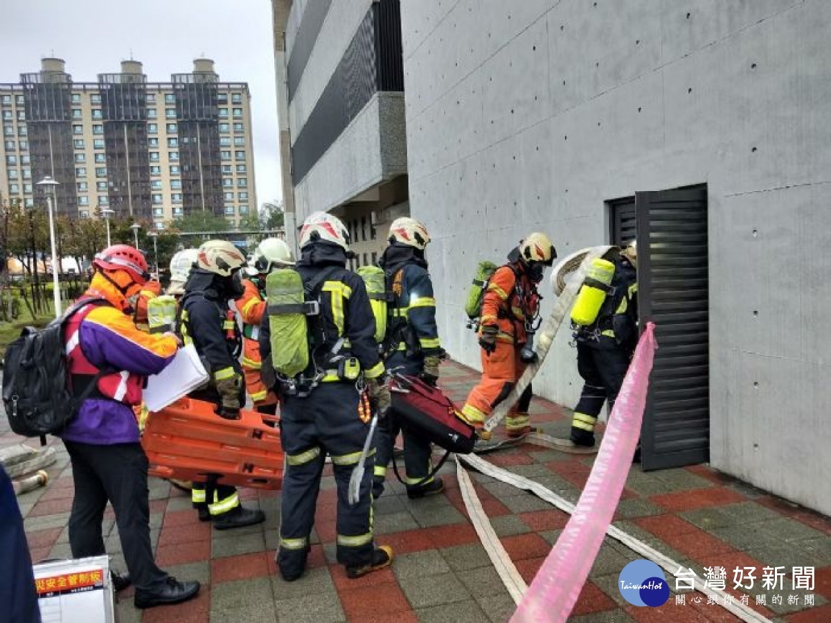 桃園消防首創4色封鎖線,強化災害現場區域建立