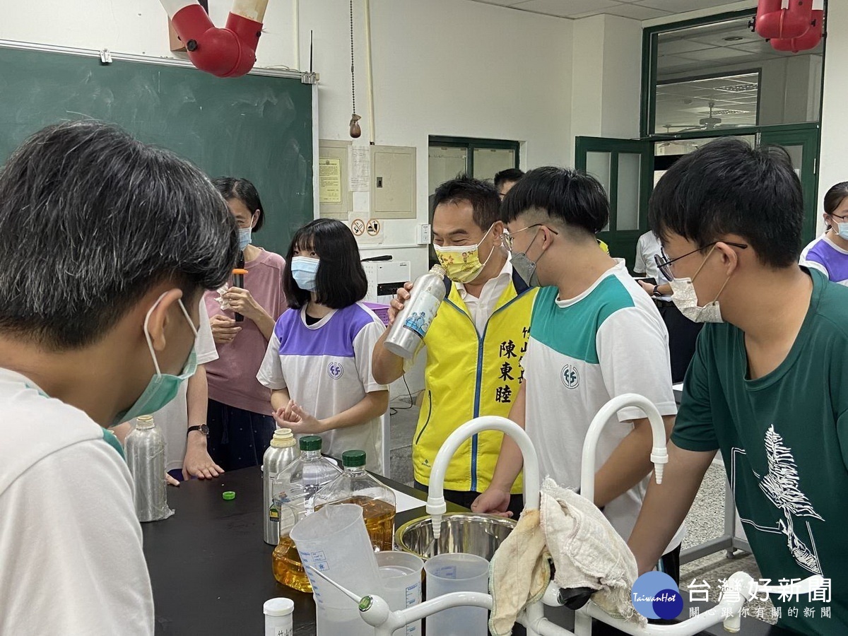 陳鎮長也到場參與了解。（竹山公所提供）